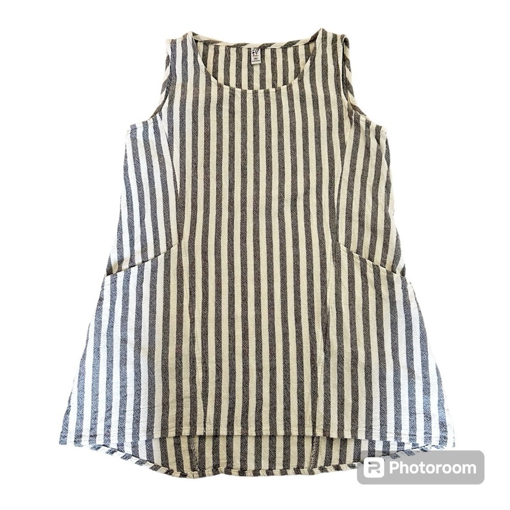 Baba Cotton Striped Tunic With Pockets Bundle and Save